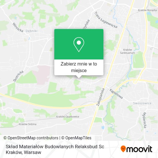 Mapa Skład Materiałów Budowlanych Relaksbud Sc Kraków