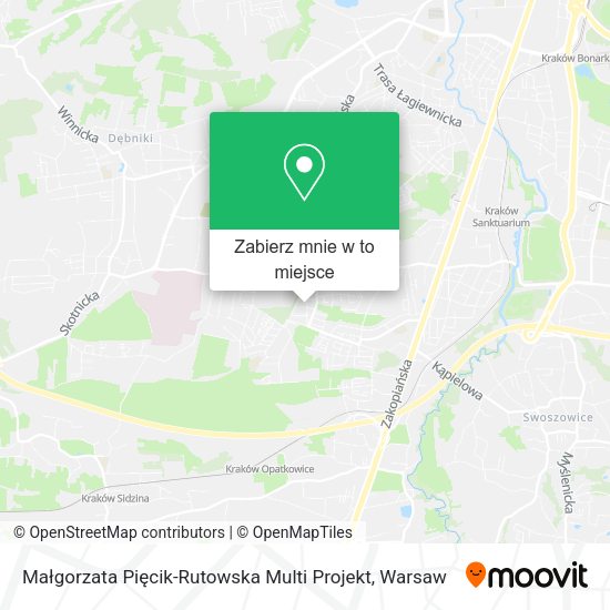 Mapa Małgorzata Pięcik-Rutowska Multi Projekt