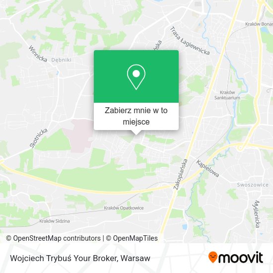 Mapa Wojciech Trybuś Your Broker