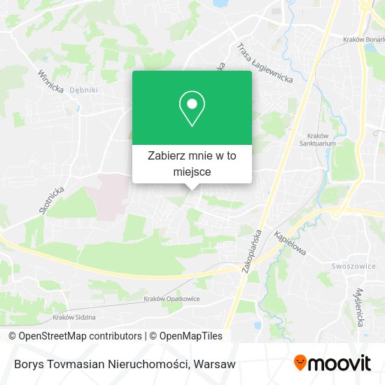 Mapa Borys Tovmasian Nieruchomości