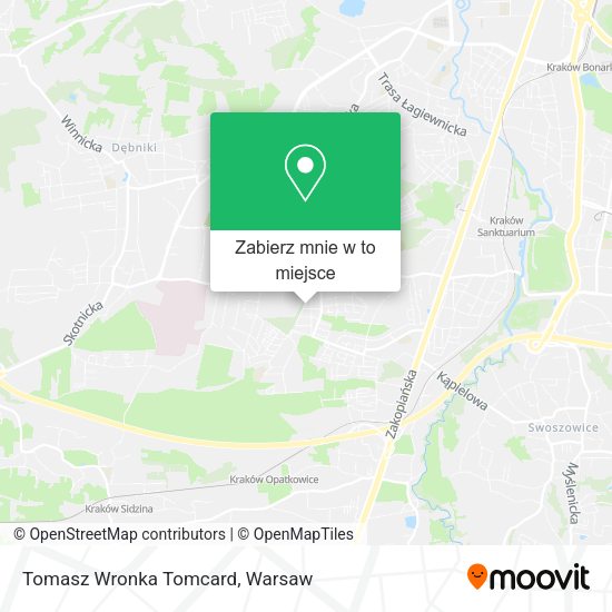 Mapa Tomasz Wronka Tomcard