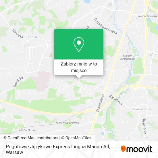 Mapa Pogotowie Językowe Express Lingua Marcin Alf