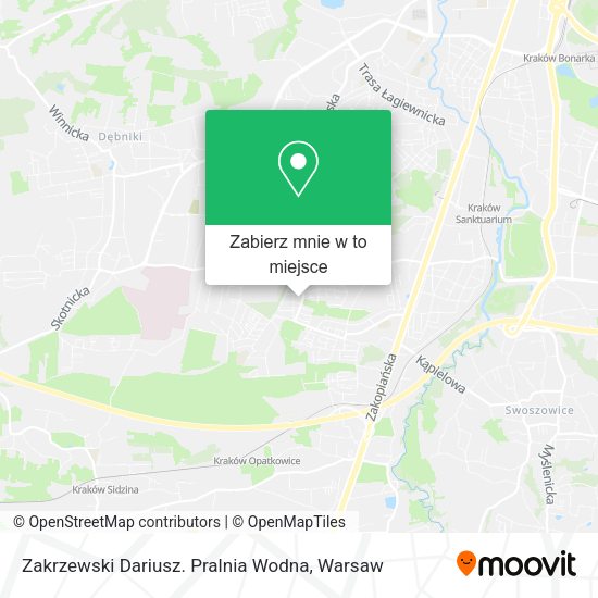 Mapa Zakrzewski Dariusz. Pralnia Wodna