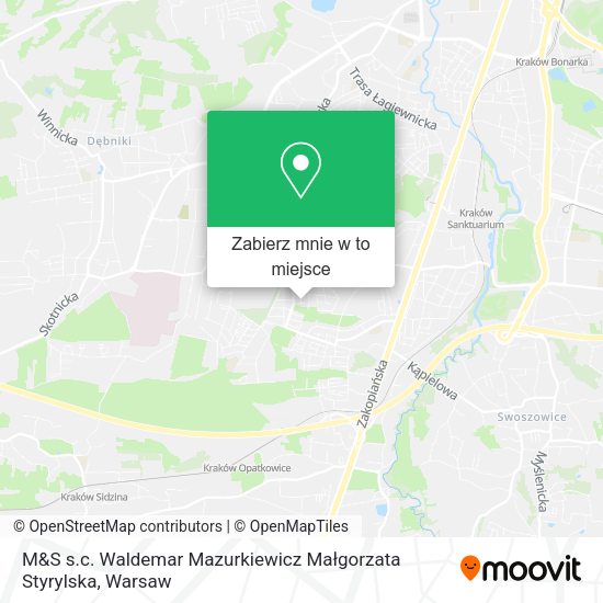 Mapa M&S s.c. Waldemar Mazurkiewicz Małgorzata Styrylska