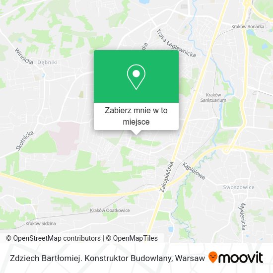 Mapa Zdziech Bartłomiej. Konstruktor Budowlany