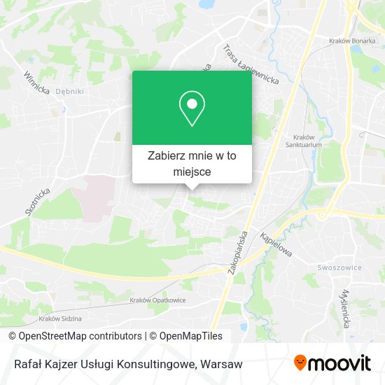 Mapa Rafał Kajzer Usługi Konsultingowe