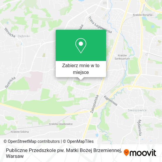 Mapa Publiczne Przedszkole pw. Matki Bożej Brzemiennej