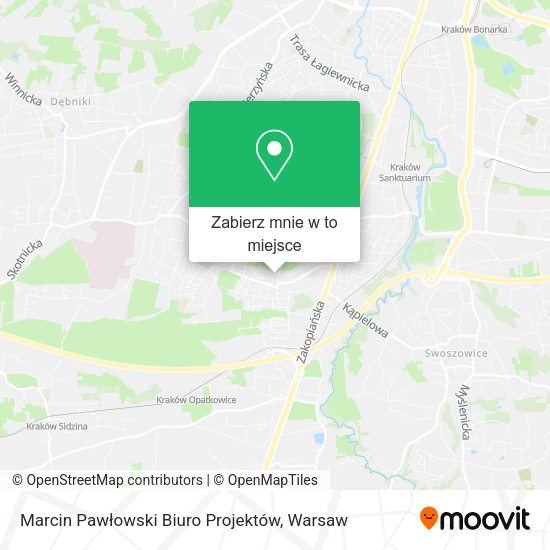 Mapa Marcin Pawłowski Biuro Projektów