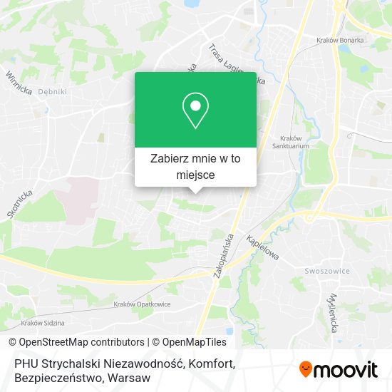 Mapa PHU Strychalski Niezawodność, Komfort, Bezpieczeństwo