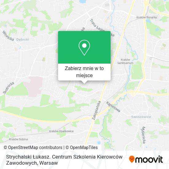 Mapa Strychalski Łukasz. Centrum Szkolenia Kierowców Zawodowych