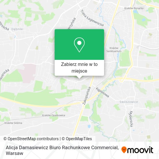 Mapa Alicja Damasiewicz Biuro Rachunkowe Commercial