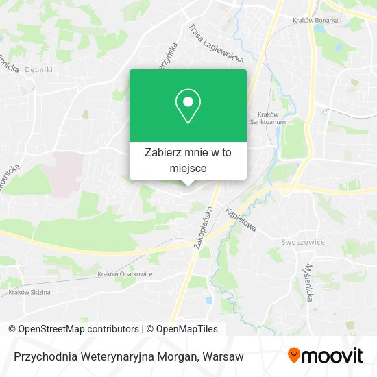 Mapa Przychodnia Weterynaryjna Morgan