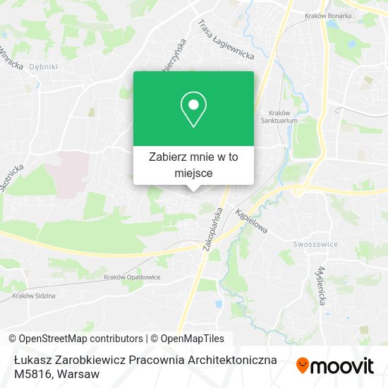 Mapa Łukasz Zarobkiewicz Pracownia Architektoniczna M5816