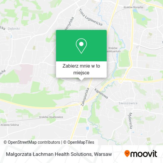 Mapa Małgorzata Łachman Health Solutions