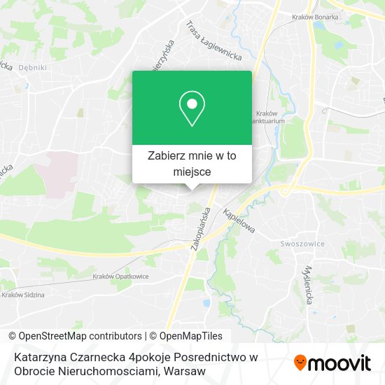 Mapa Katarzyna Czarnecka 4pokoje Posrednictwo w Obrocie Nieruchomosciami