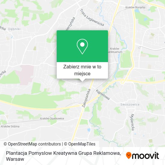 Mapa Plantacja Pomyslow Kreatywna Grupa Reklamowa