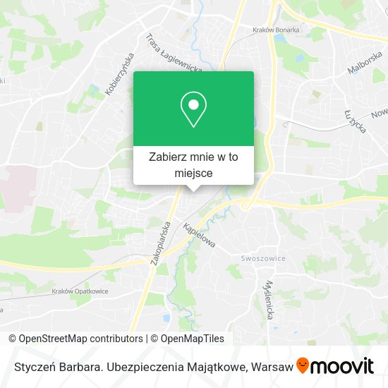 Mapa Styczeń Barbara. Ubezpieczenia Majątkowe