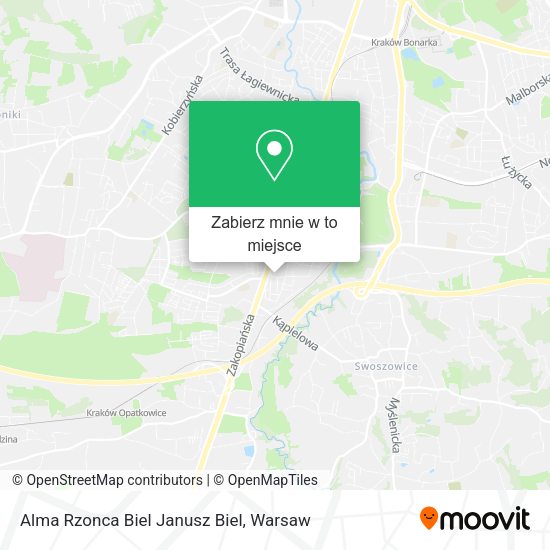 Mapa Alma Rzonca Biel Janusz Biel