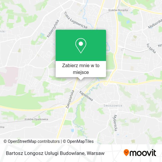 Mapa Bartosz Longosz Usługi Budowlane