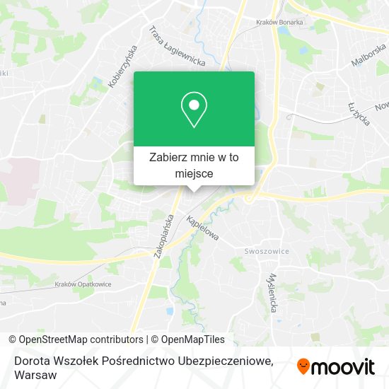 Mapa Dorota Wszołek Pośrednictwo Ubezpieczeniowe