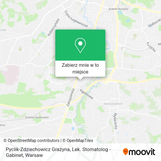 Mapa Pyclik-Zdziechowicz Grażyna, Lek. Stomatolog - Gabinet