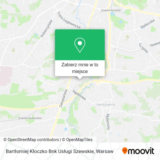 Mapa Bartłomiej Kłoczko Bnk Usługi Szewskie