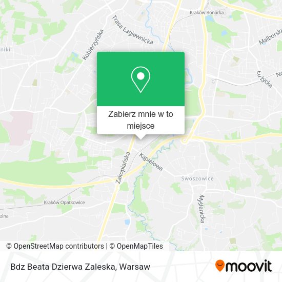 Mapa Bdz Beata Dzierwa Zaleska