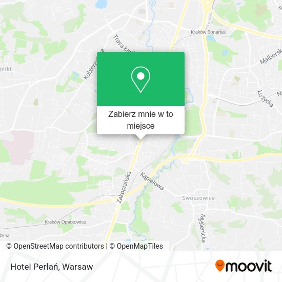 Mapa Hotel Perłań