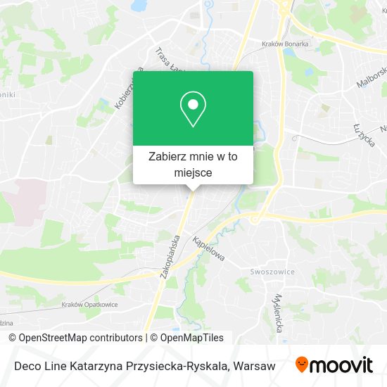 Mapa Deco Line Katarzyna Przysiecka-Ryskala