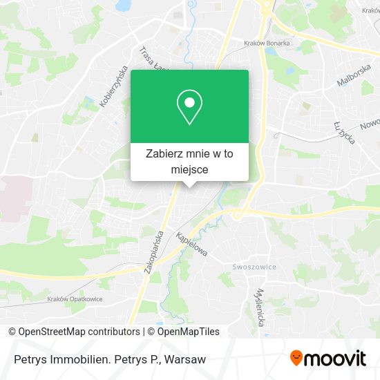 Mapa Petrys Immobilien. Petrys P.