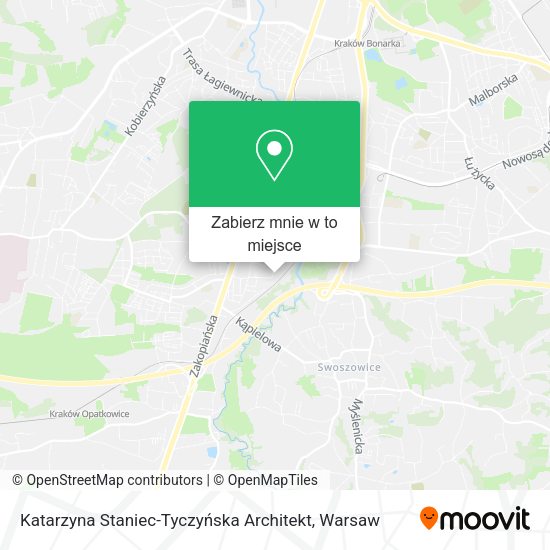 Mapa Katarzyna Staniec-Tyczyńska Architekt