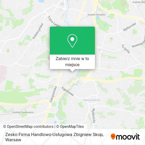 Mapa Zesko Firma Handlowo-Usługowa Zbigniew Skop