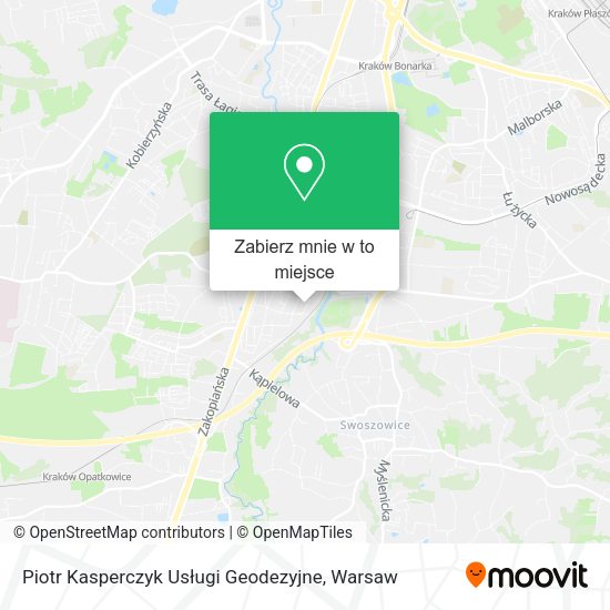 Mapa Piotr Kasperczyk Usługi Geodezyjne