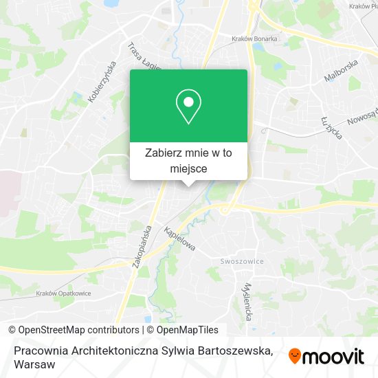 Mapa Pracownia Architektoniczna Sylwia Bartoszewska