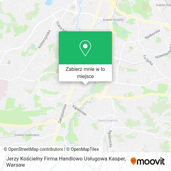 Mapa Jerzy Kościelny Firma Handlowo Usługowa Kasper