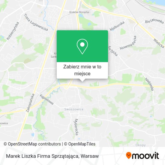 Mapa Marek Liszka Firma Sprzątająca