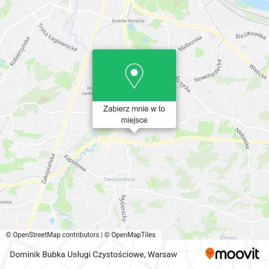 Mapa Dominik Bubka Usługi Czystościowe