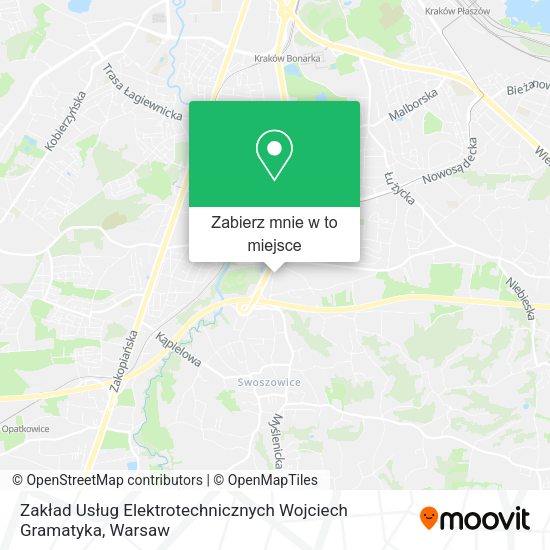 Mapa Zakład Usług Elektrotechnicznych Wojciech Gramatyka