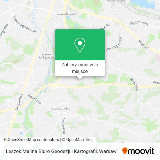 Mapa Leszek Malina Biuro Geodezji i Kartografii