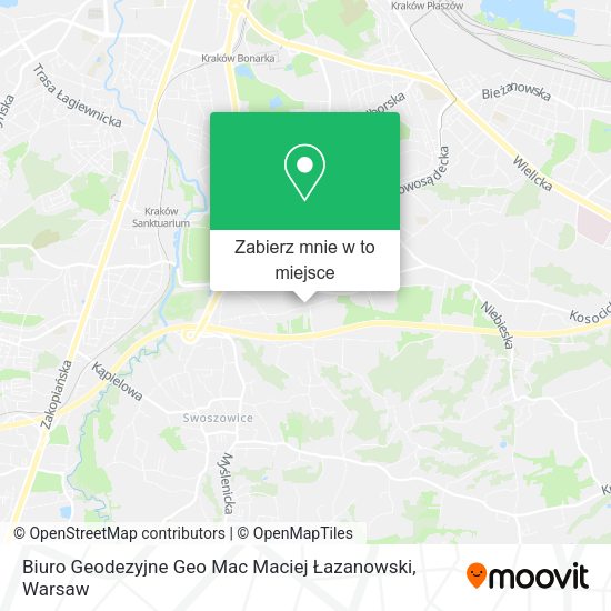 Mapa Biuro Geodezyjne Geo Mac Maciej Łazanowski