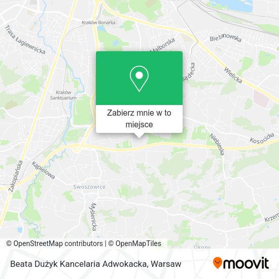 Mapa Beata Dużyk Kancelaria Adwokacka