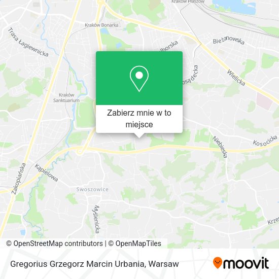 Mapa Gregorius Grzegorz Marcin Urbania