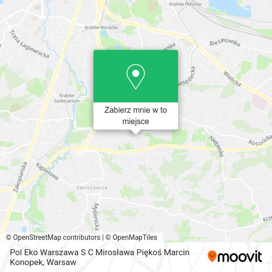 Mapa Pol Eko Warszawa S C Mirosława Piękoś Marcin Konopek