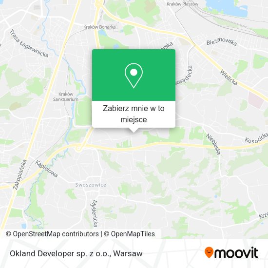 Mapa Okland Developer sp. z o.o.