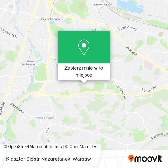 Mapa Klasztor Sióstr Nazaretanek