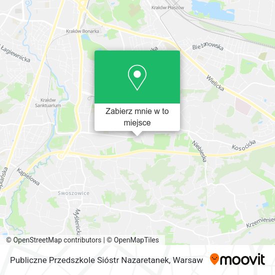 Mapa Publiczne Przedszkole Sióstr Nazaretanek