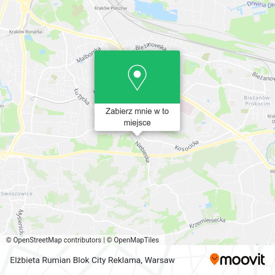 Mapa Elżbieta Rumian Blok City Reklama