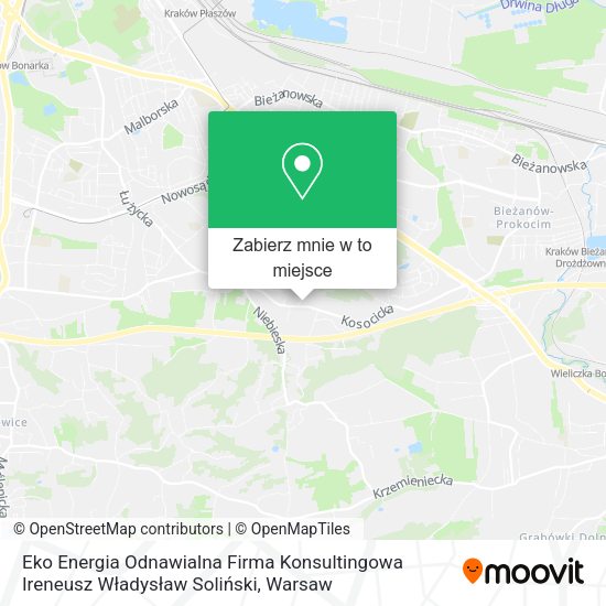 Mapa Eko Energia Odnawialna Firma Konsultingowa Ireneusz Władysław Soliński