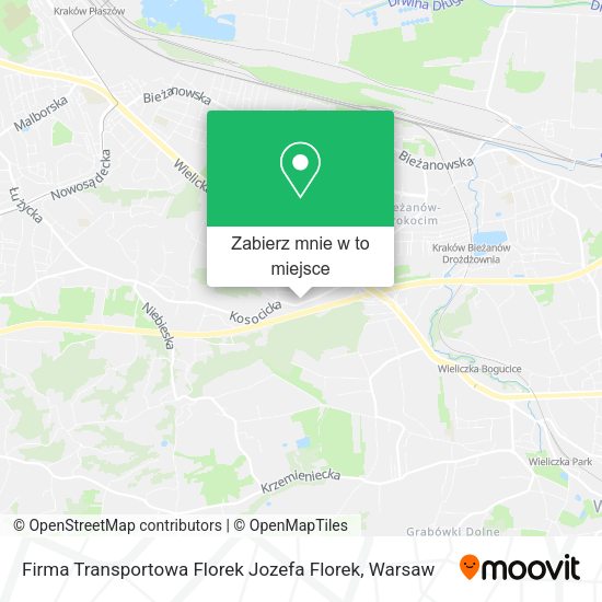 Mapa Firma Transportowa Florek Jozefa Florek