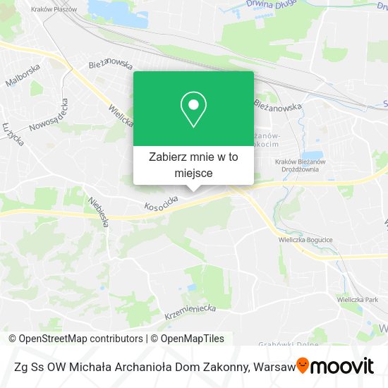 Mapa Zg Ss OW Michała Archanioła Dom Zakonny